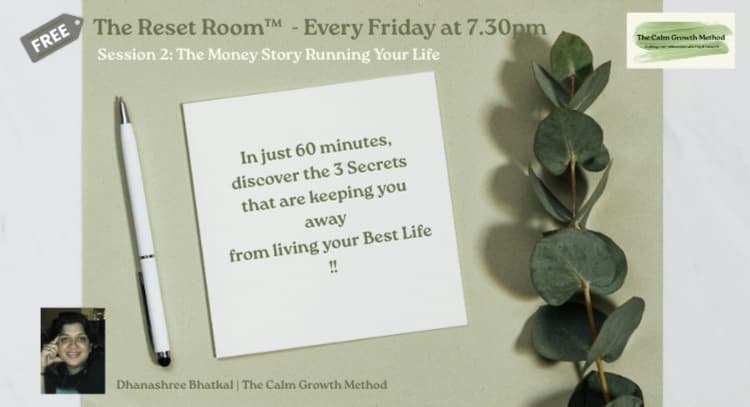 livesession | The Reset Room™ | Session 2: The Money Story Running Your Life