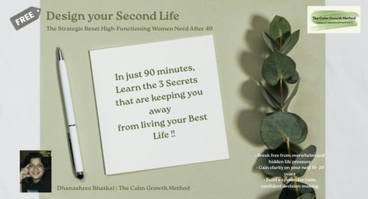 livesession | Designing Your Second Life - The Strategic Reset High-Functioning Women Need After 40