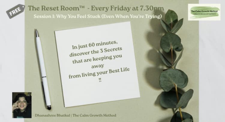 livesession | The Reset Room™ | Session 1: Why You Feel Stuck (Even When You’re Trying)